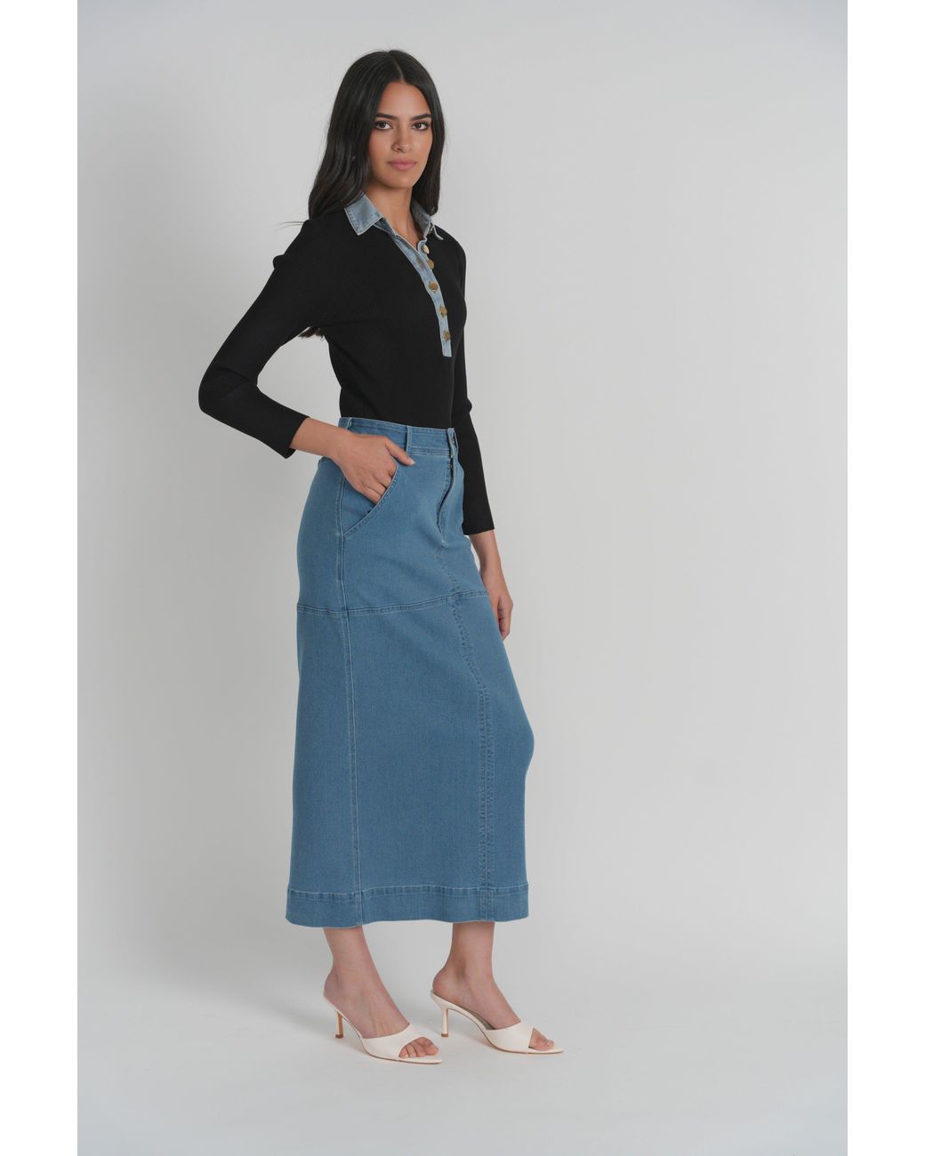 Luum Blue Elba Skirt