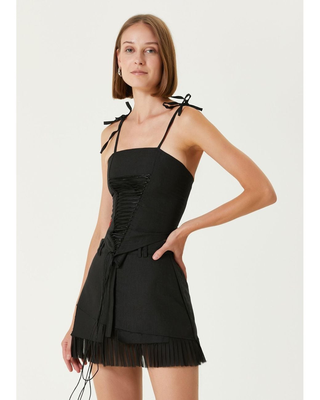 Pcfg Black Your Itch Corded Top