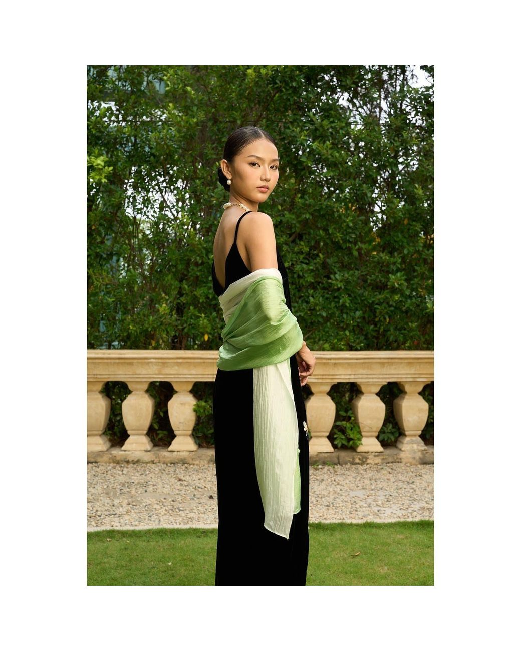 Silk and Bears Green To Ombre Mulberry Silk Scarf – Handmade & Hand-Dyed