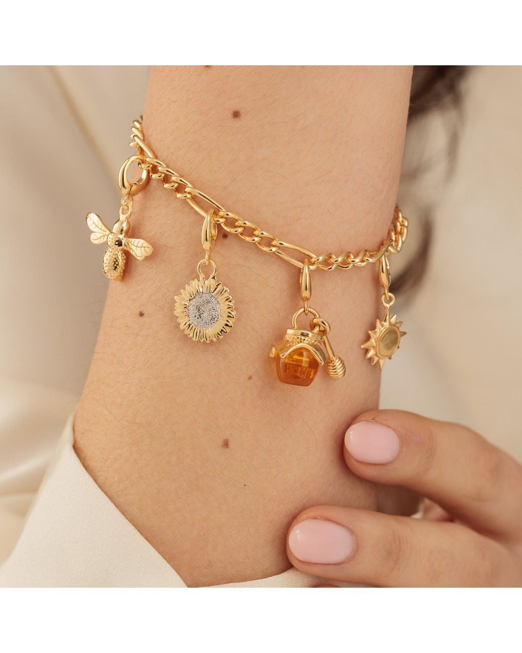 Lily Charmed Metallic Honey Pot Charm