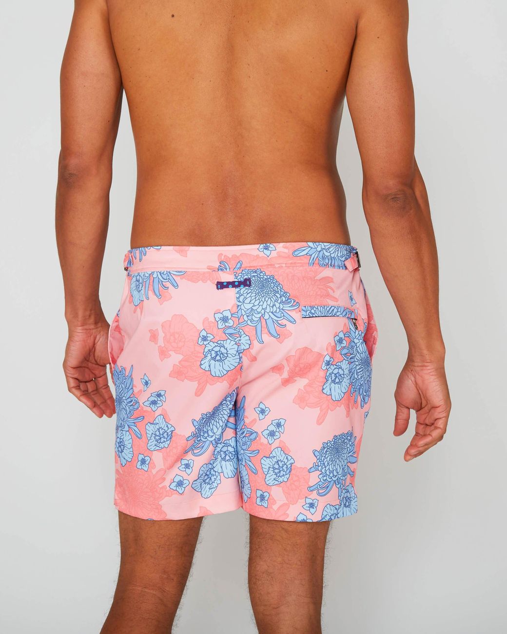 Lords of Harlech Pink Pool Mumms Dream Swim Short for men