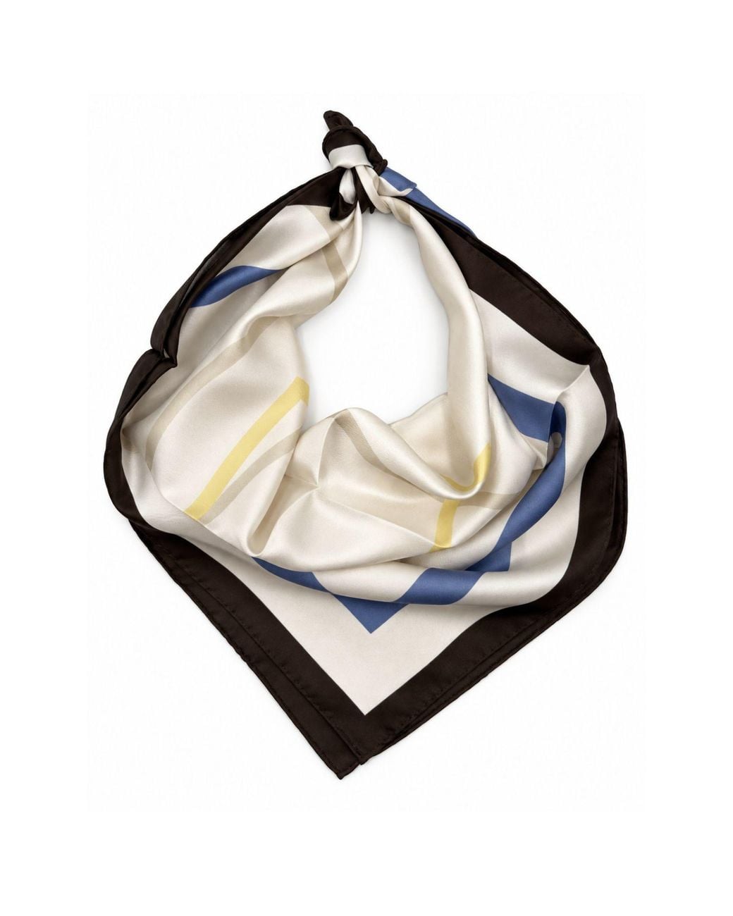 Cier Blue Square Scarf