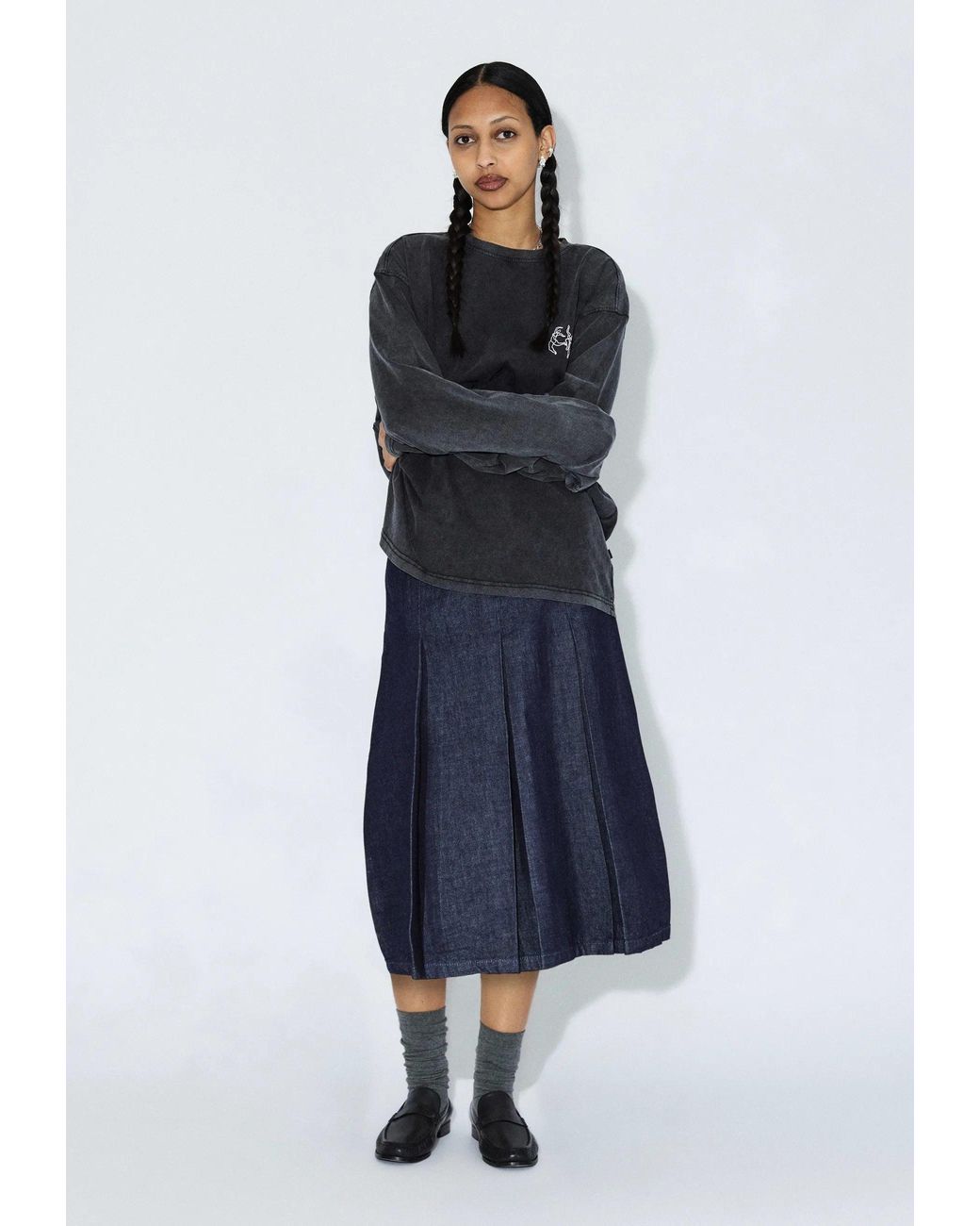 Dr. Denim Blue Joanna Skirt