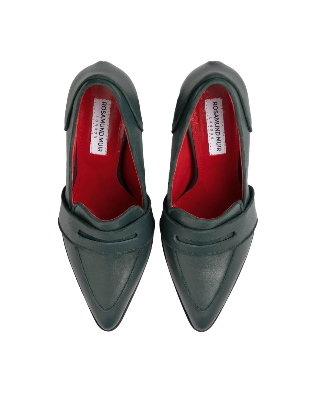 Rosamund Muir London Green Annabel Dark Loafers