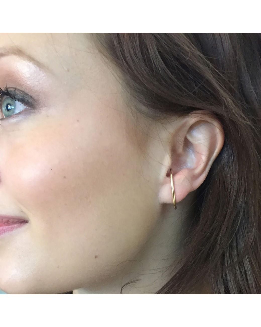 Glamrocks Jewelry Metallic Suspension Hoops
