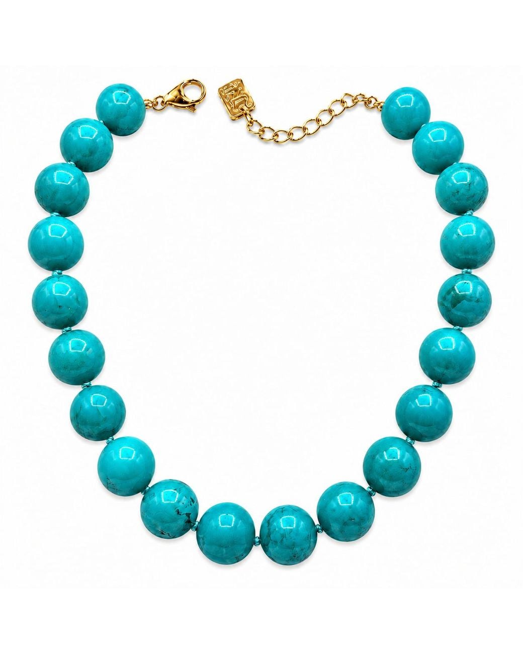 Michael Nash Jewelry Blue Abigail Semi Precious Necklace