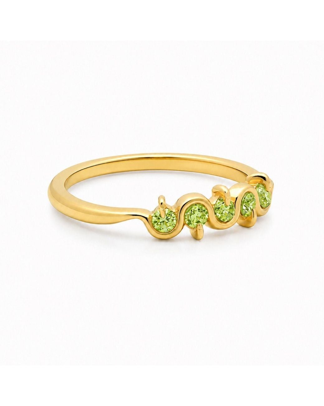 Belinda Jewelz Yellow Peridot Wavy Multi