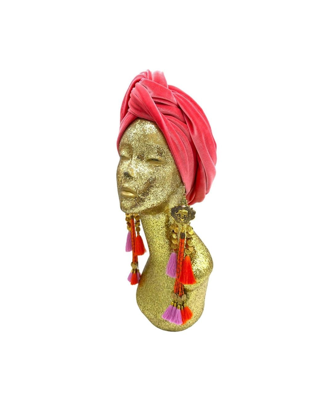 Julia Clancey Red Flaminguita Dream Turban