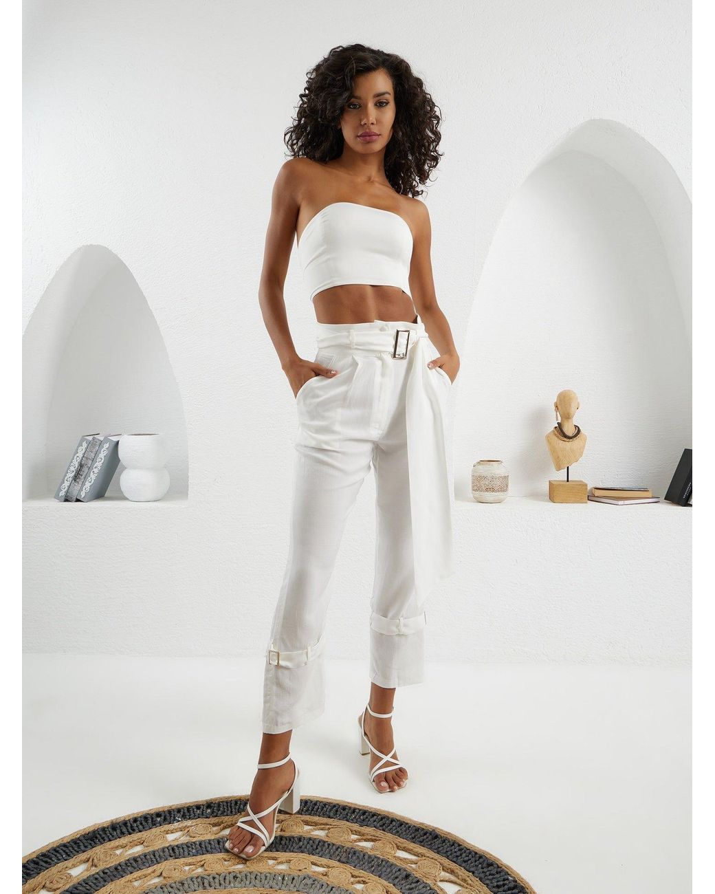 Lumina Eligma White Matador Pants