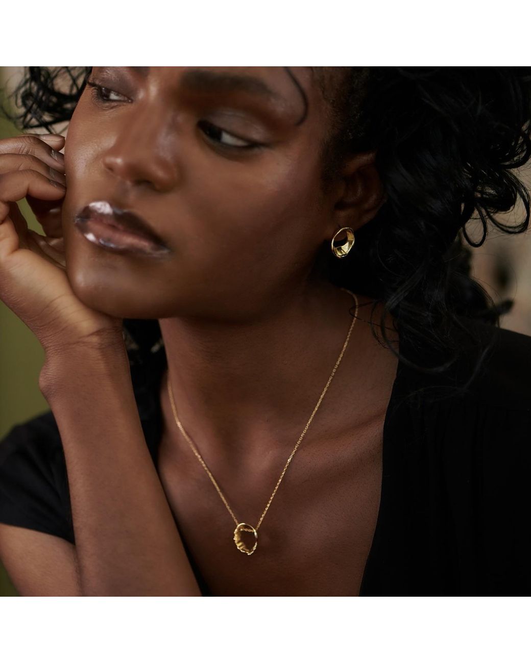 Janus Edinburgh Metallic Vermeil Findhorn Circle Necklace