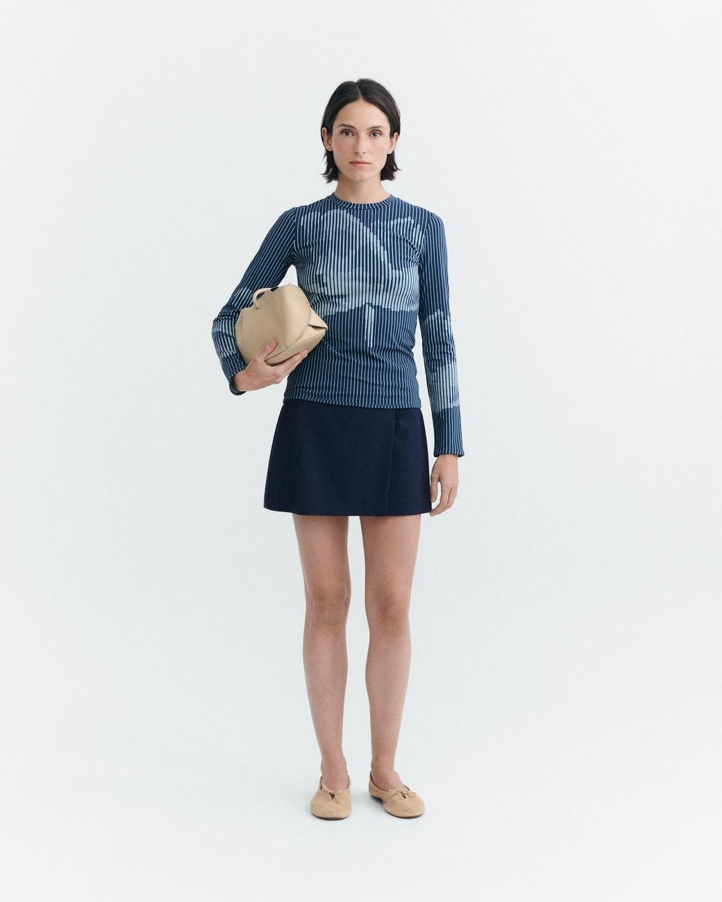 Thinking Mu Blue Brisa Lotus Top