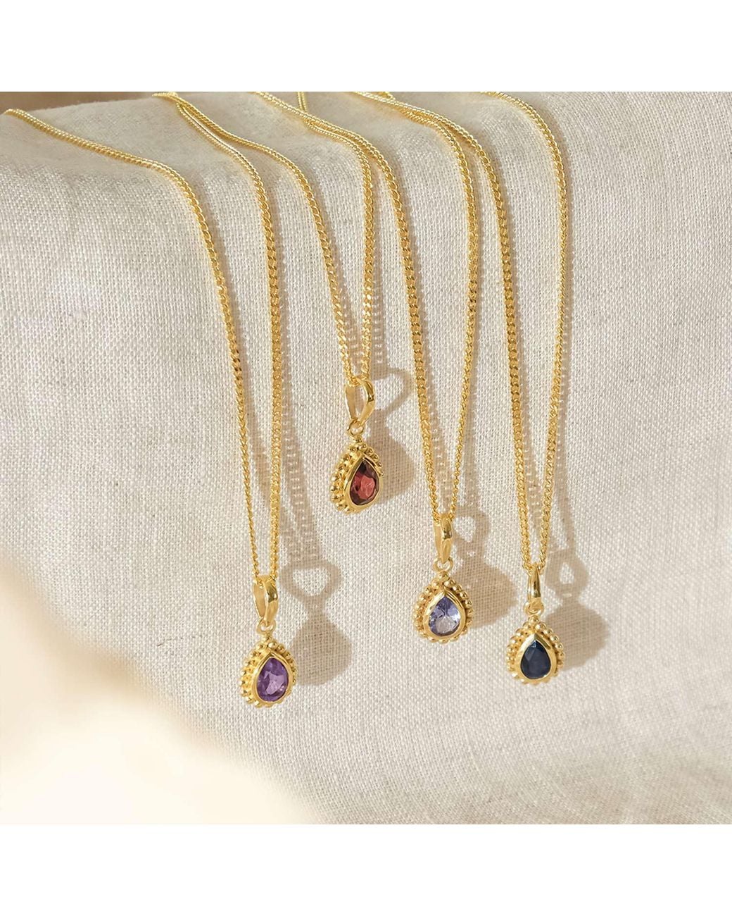 Charlotte's Web Jewellery Metallic December Birthstone Necklace