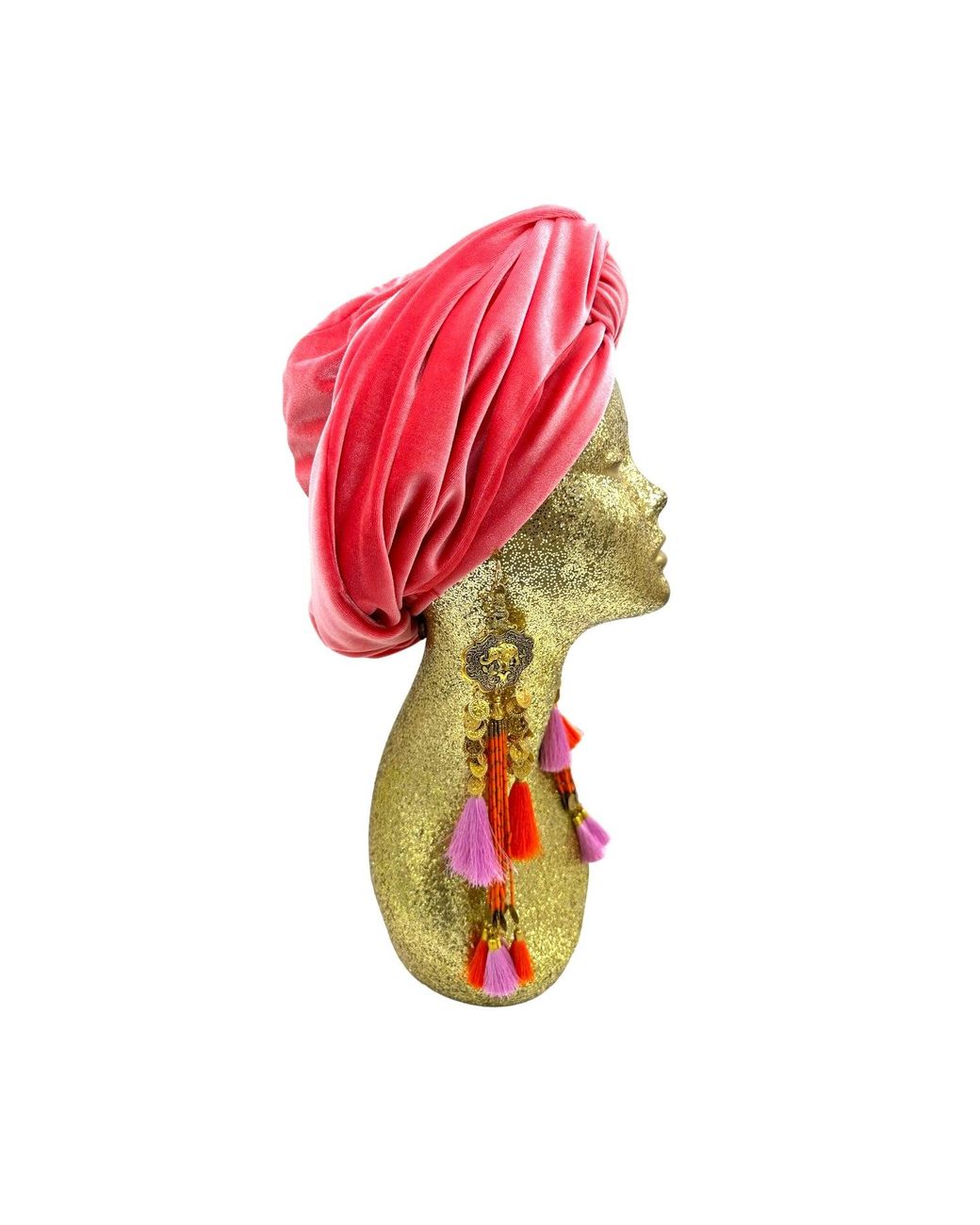 Julia Clancey Red Flaminguita Dream Turban