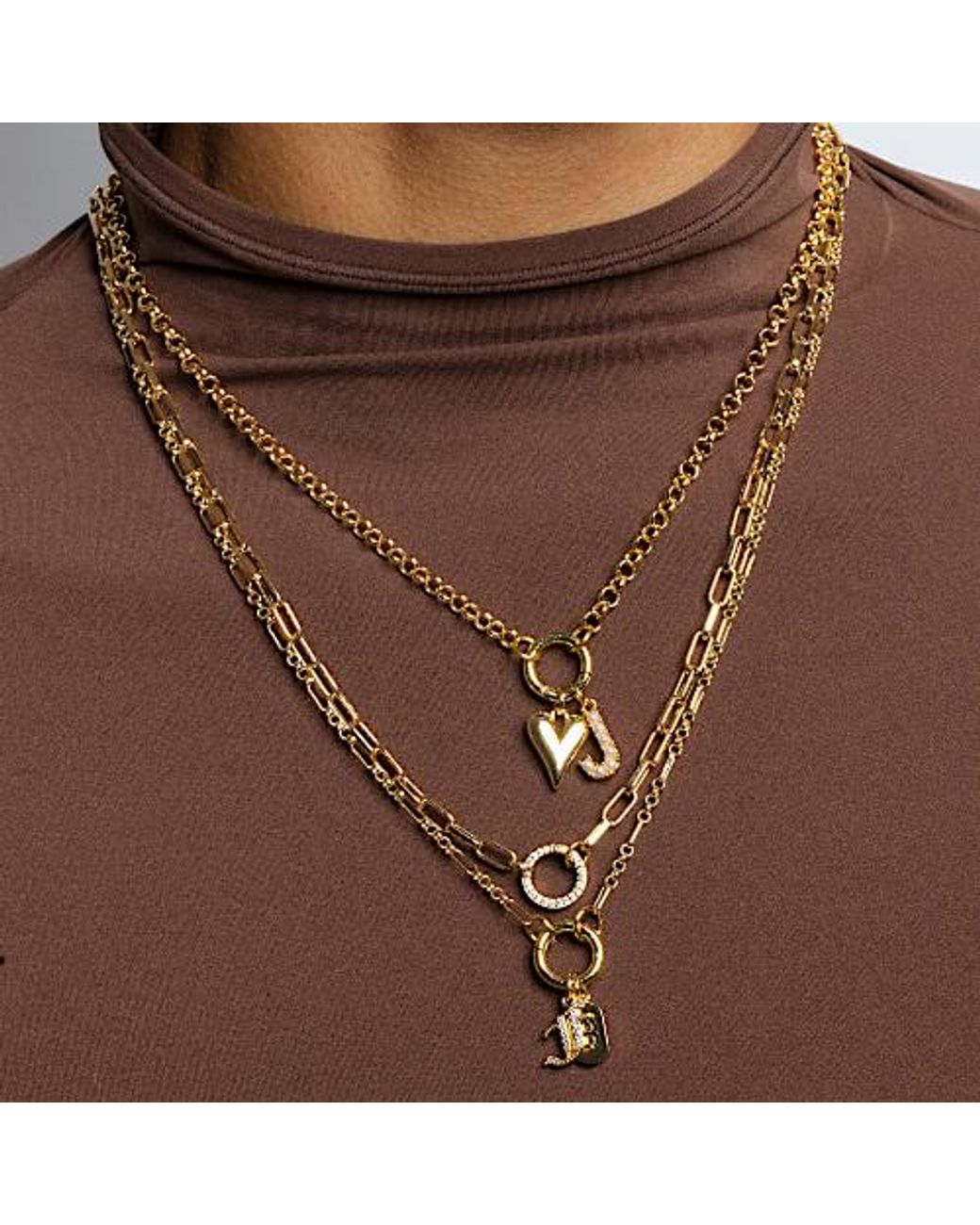 Alexie of Athens Metallic Rolo Charm Chain