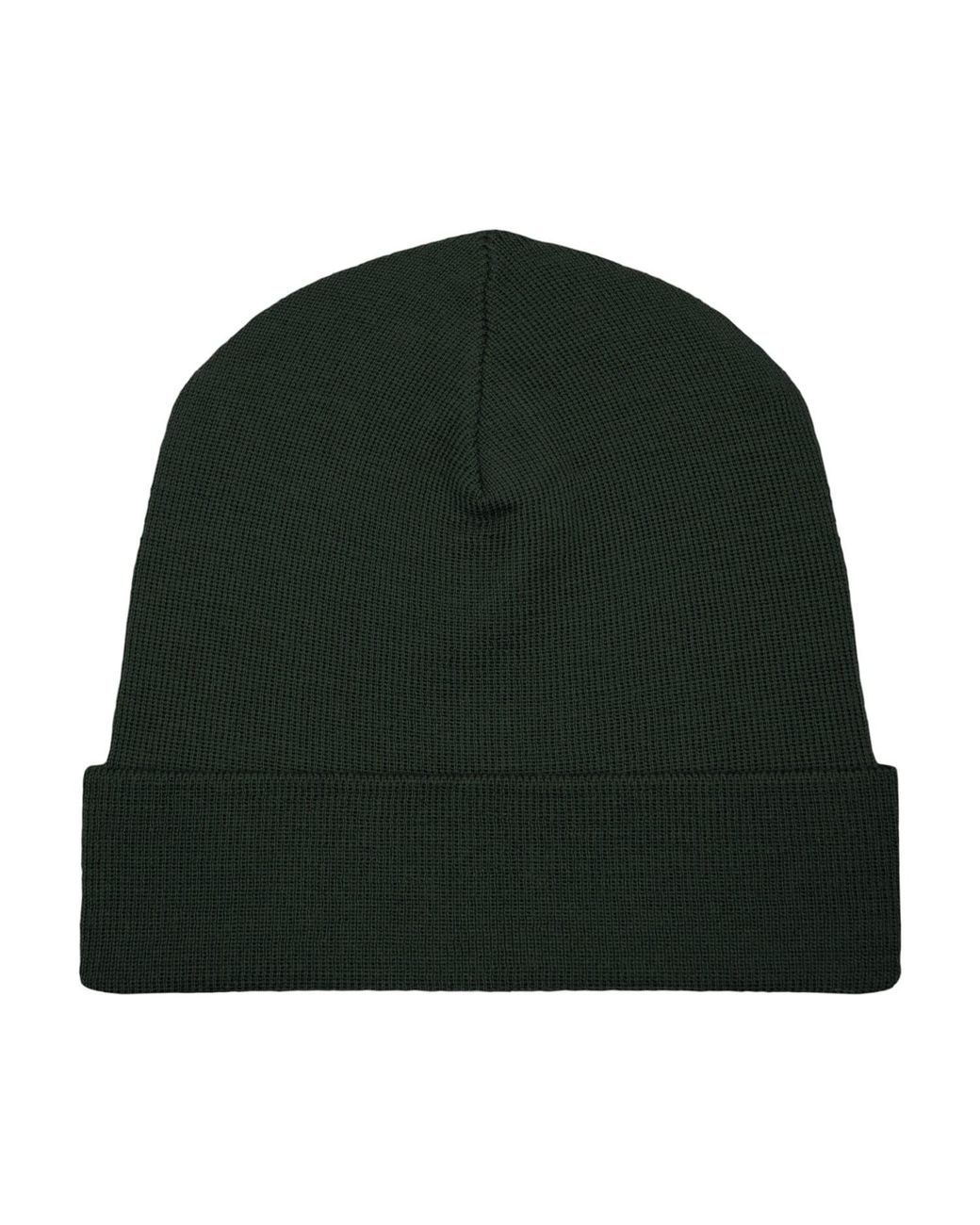 Paul James Knitwear Green Heavyweight Extra Fine Merino Wool Amble Watch Cap for men