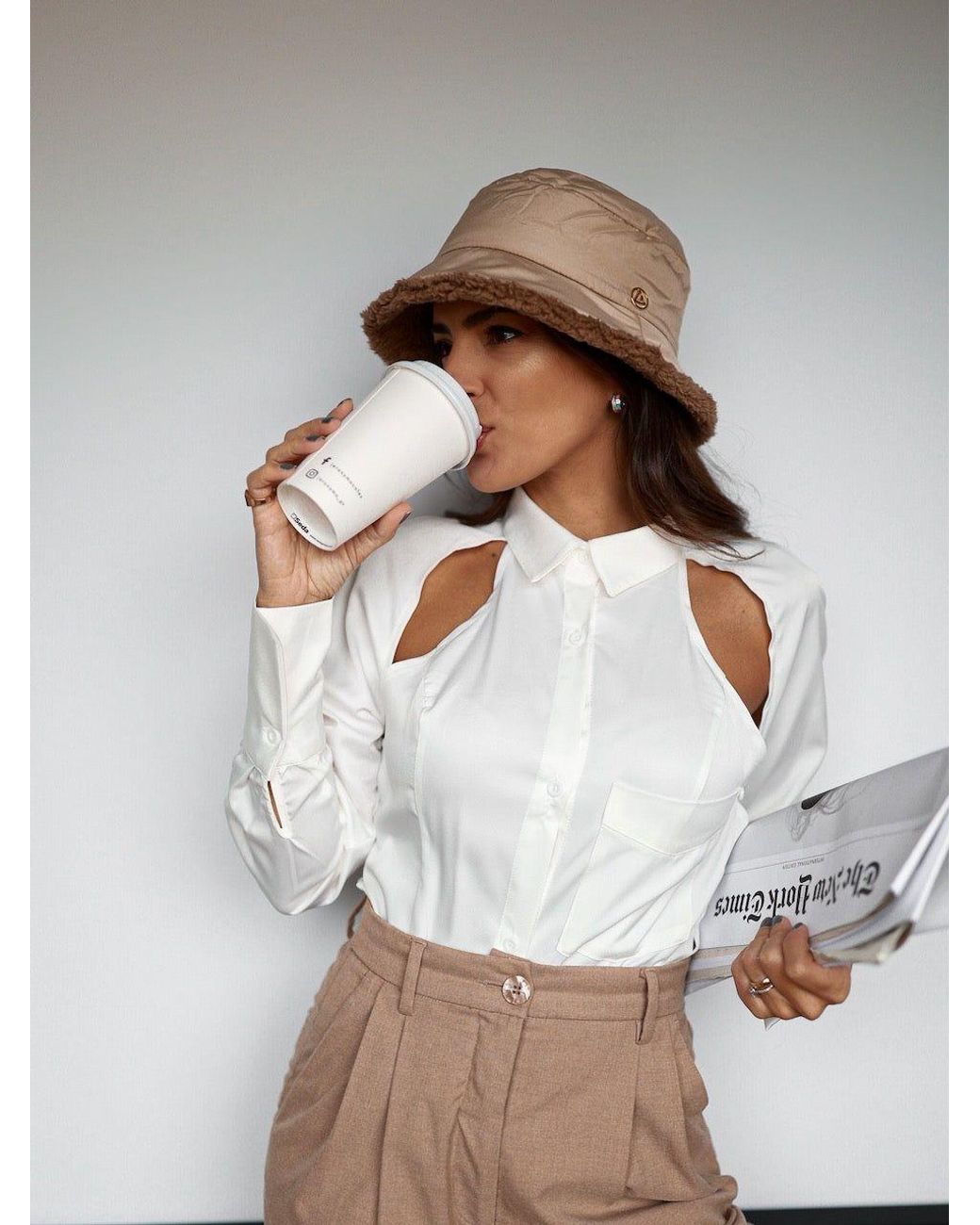 Le Trap Pink Neutrals Bilbao Bucket
