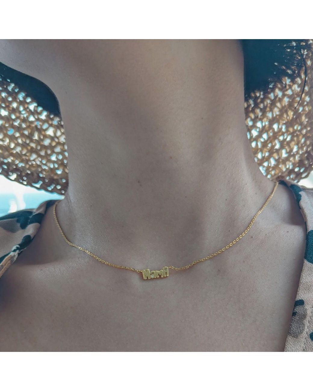 Frenvyrn Metallic Mama 18K Vermeil Necklace With Diamond