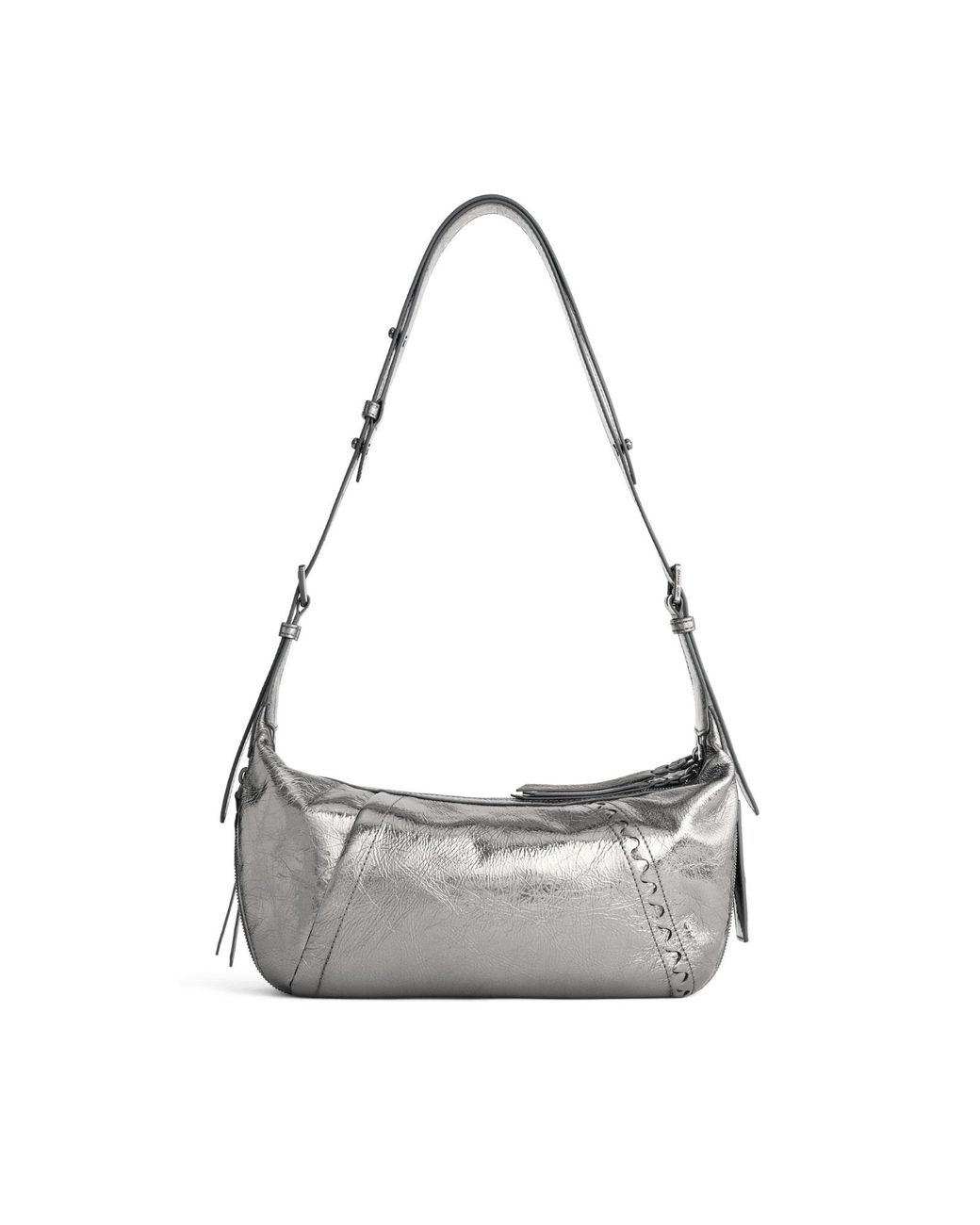 Orange Cube White Metropolitan Hobo Bag