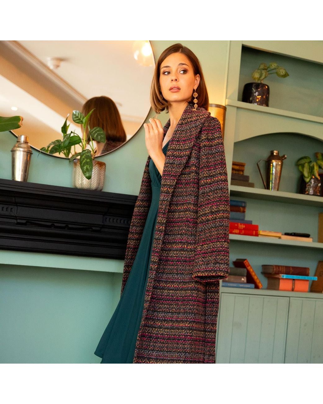 Alie Street London Brown Sabrina Coat