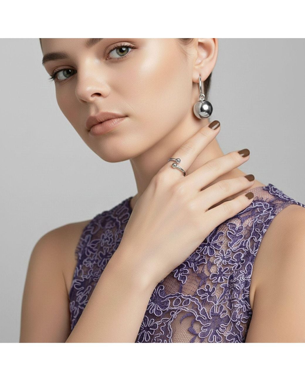 Jaredjamin Metallic Over Easy Orbita Ring