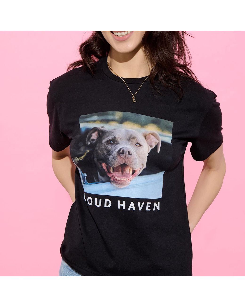 Cloud Haven Black Boyfriend Freedom Ride Tee