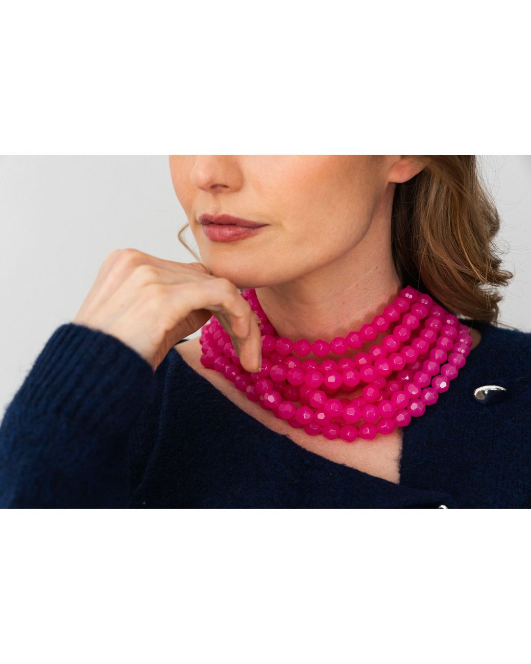 Fairchild Baldwin Pink Bella Bright Necklace