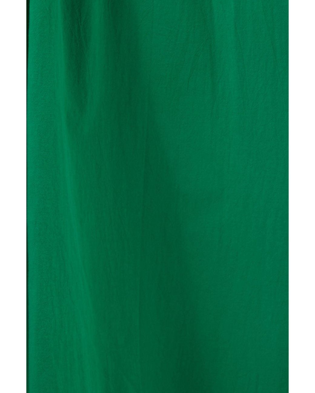 Louche Green Zoeline Recycled Cotton Midaxi Skirt