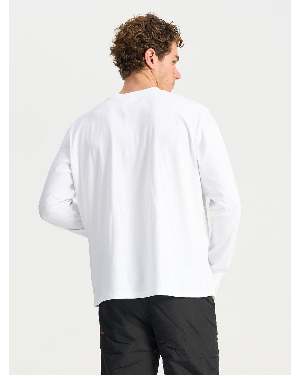 Bondi Active White Forma Pocket Long Tee for men