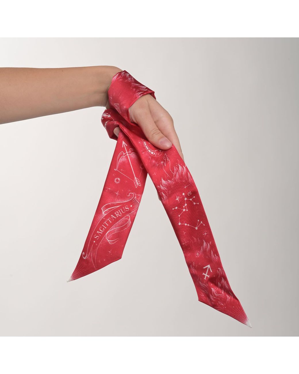 Silk&Soul Red Sagittarius Zodiac Twilly