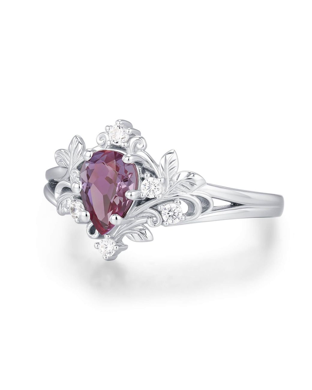 Azura Jewelry New York Metallic Elowen Dew Alexandrite Ring