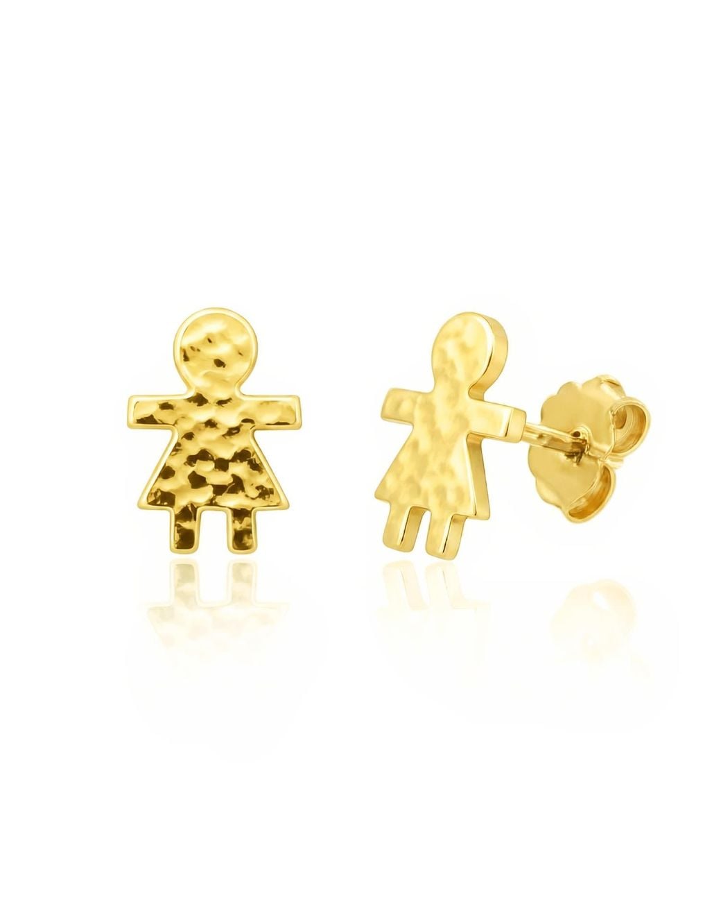 Unaloe Metallic Plated Girl Earrings – Symbol Of Maternal Love – Jewellery For