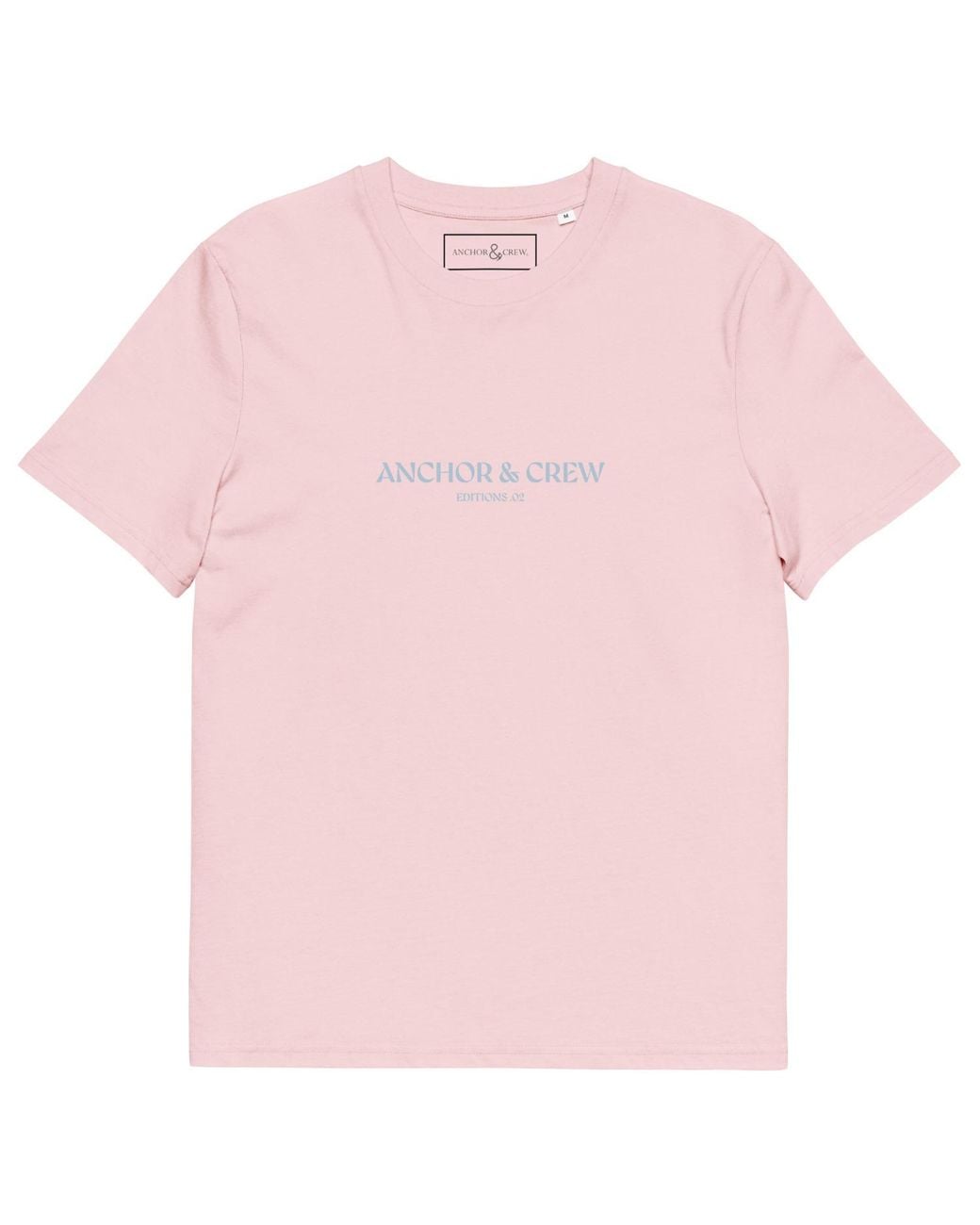 Anchor and Crew Pink Cotton Two Elysian Editions Organic Cotton T-Shirt