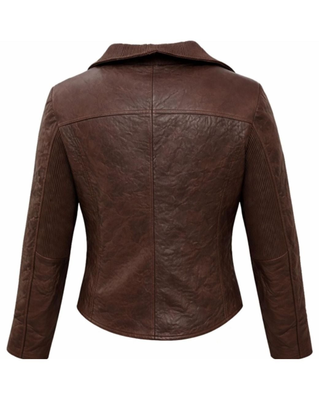 Zasta Studio Gray Armor Zipped Biker Leather Jacket for men