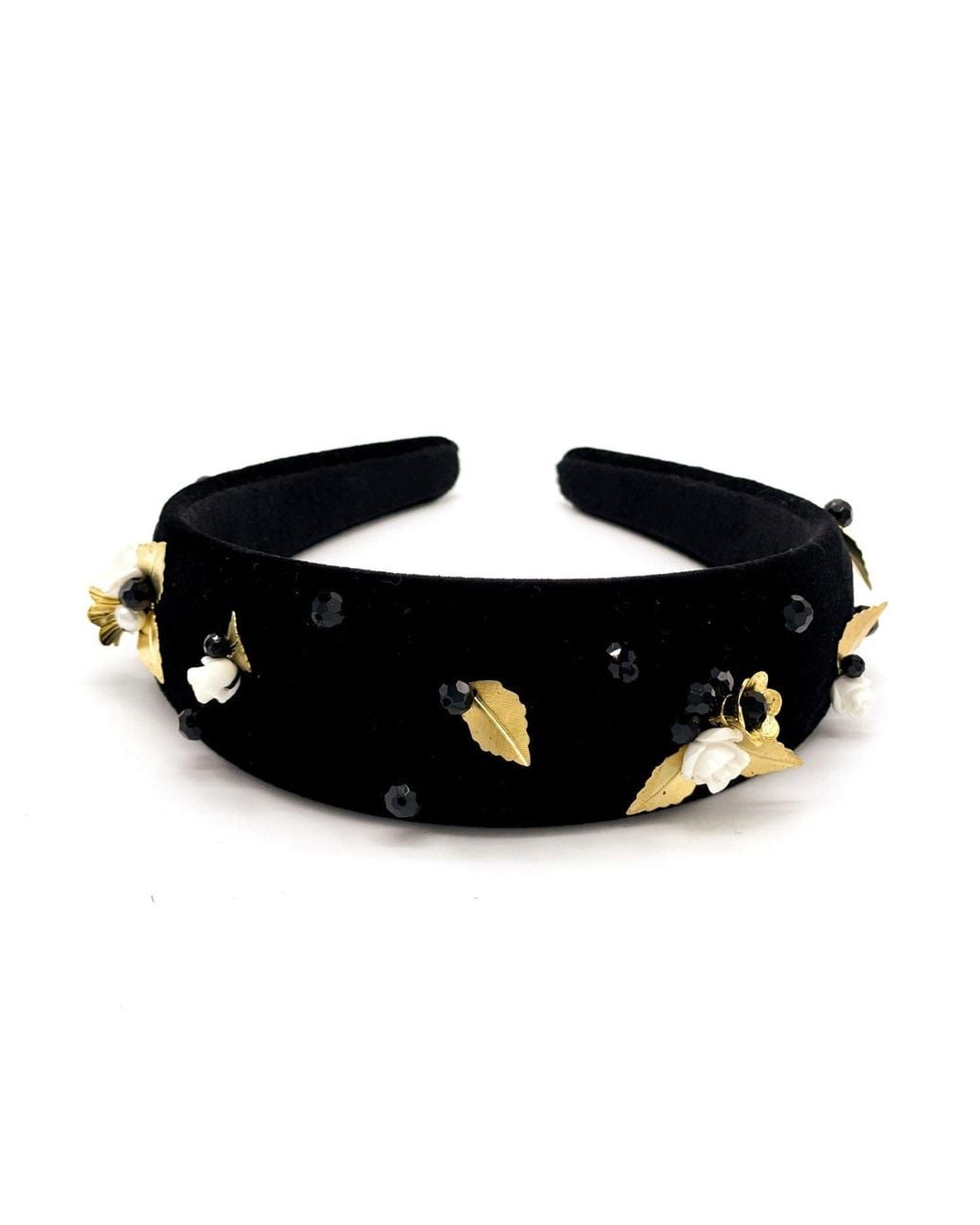 ADIBA Black Victoria Handmade Headband