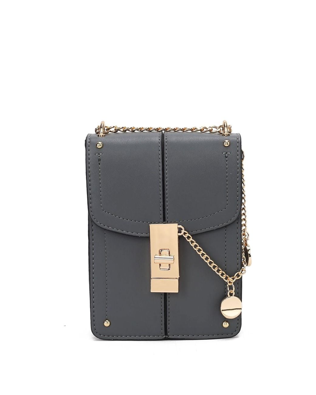 Mkf Collection - J'omor Gray Iona Crossbody Bag