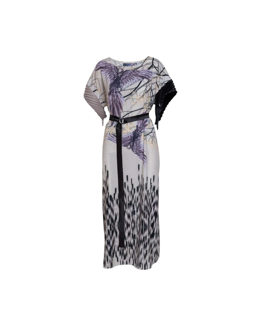 ARTISTA Gray Rizz Maxi Dress