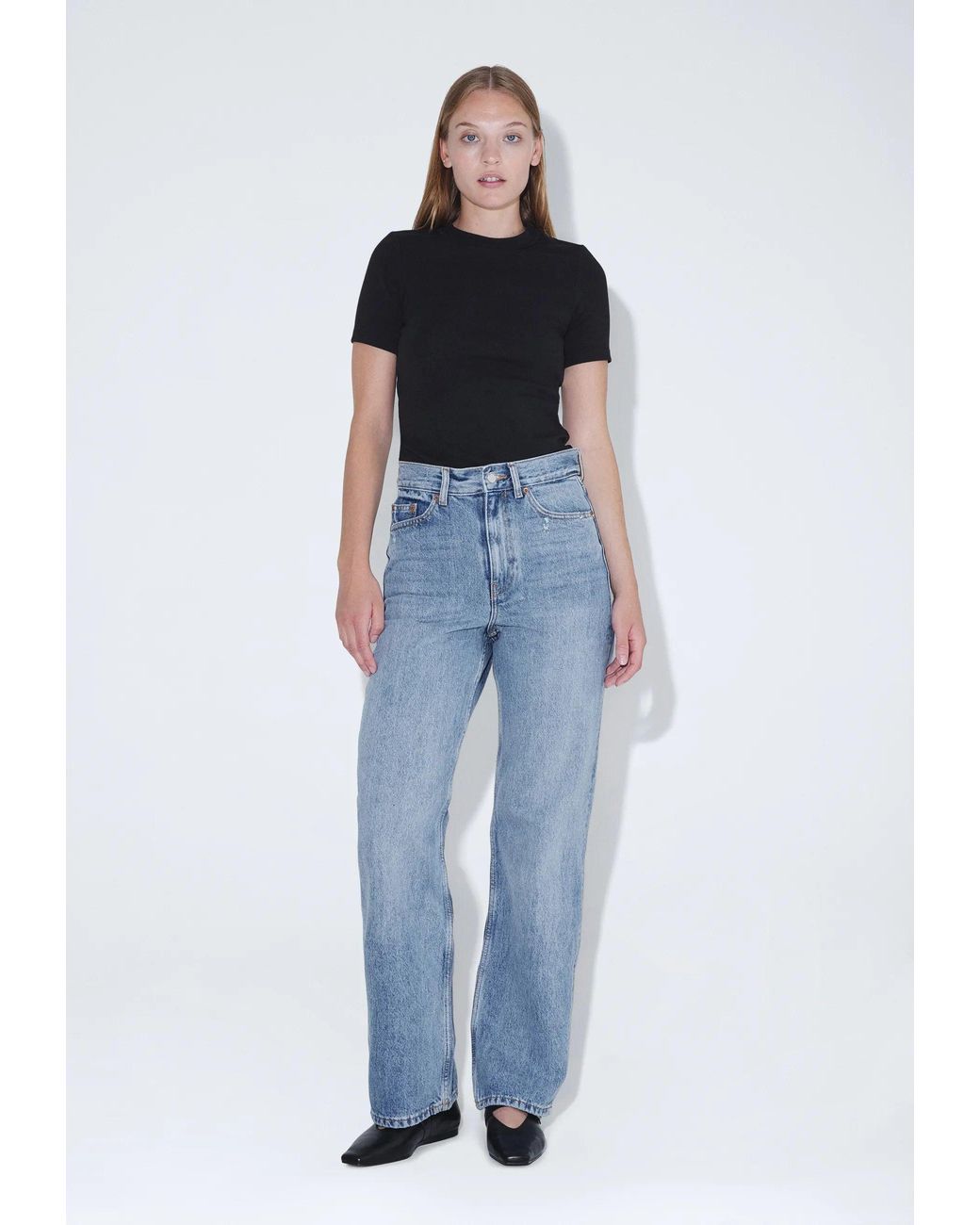 Dr. Denim Blue Echo High Straight