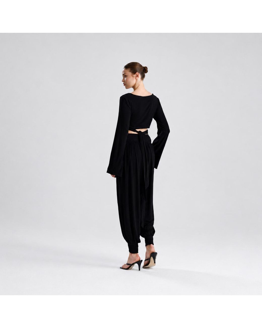 Maison De Gala Black Valerie Noir Drape Set