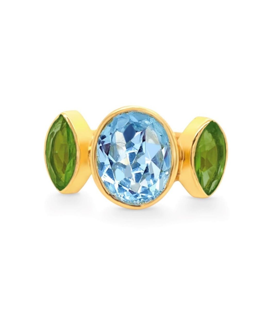 GEM BAZAAR Blue Love Story Ring