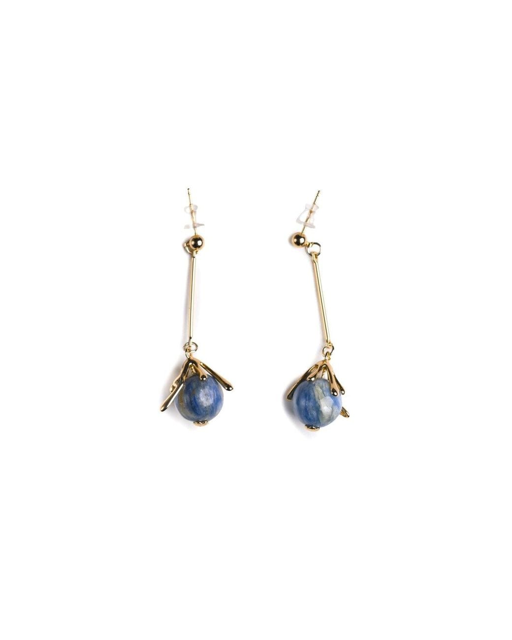 Heartfelt Layers Blue Impression Sunrise Drop Earrings