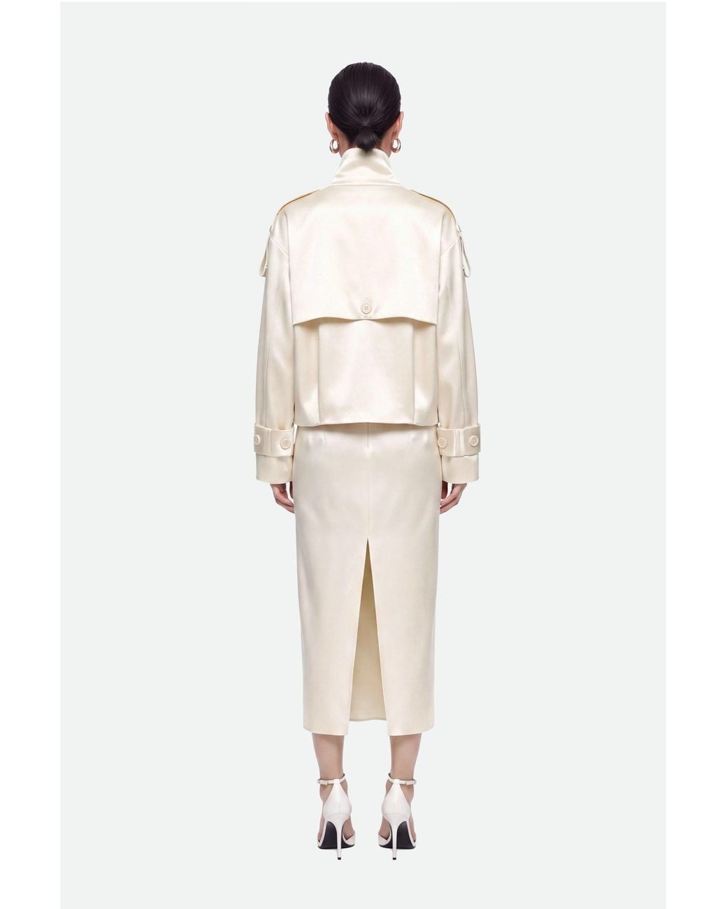 Nocturne Natural Neutrals Oversized Double Breasted Trench Coat