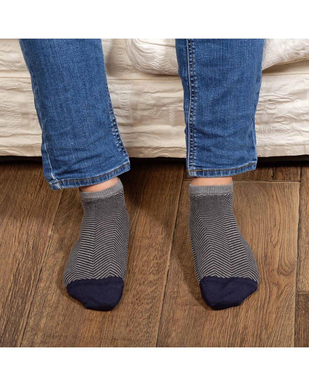 Peper Harow - Made in England Black Lux Taylor & Crosslet Trainer Socks Bundle for men