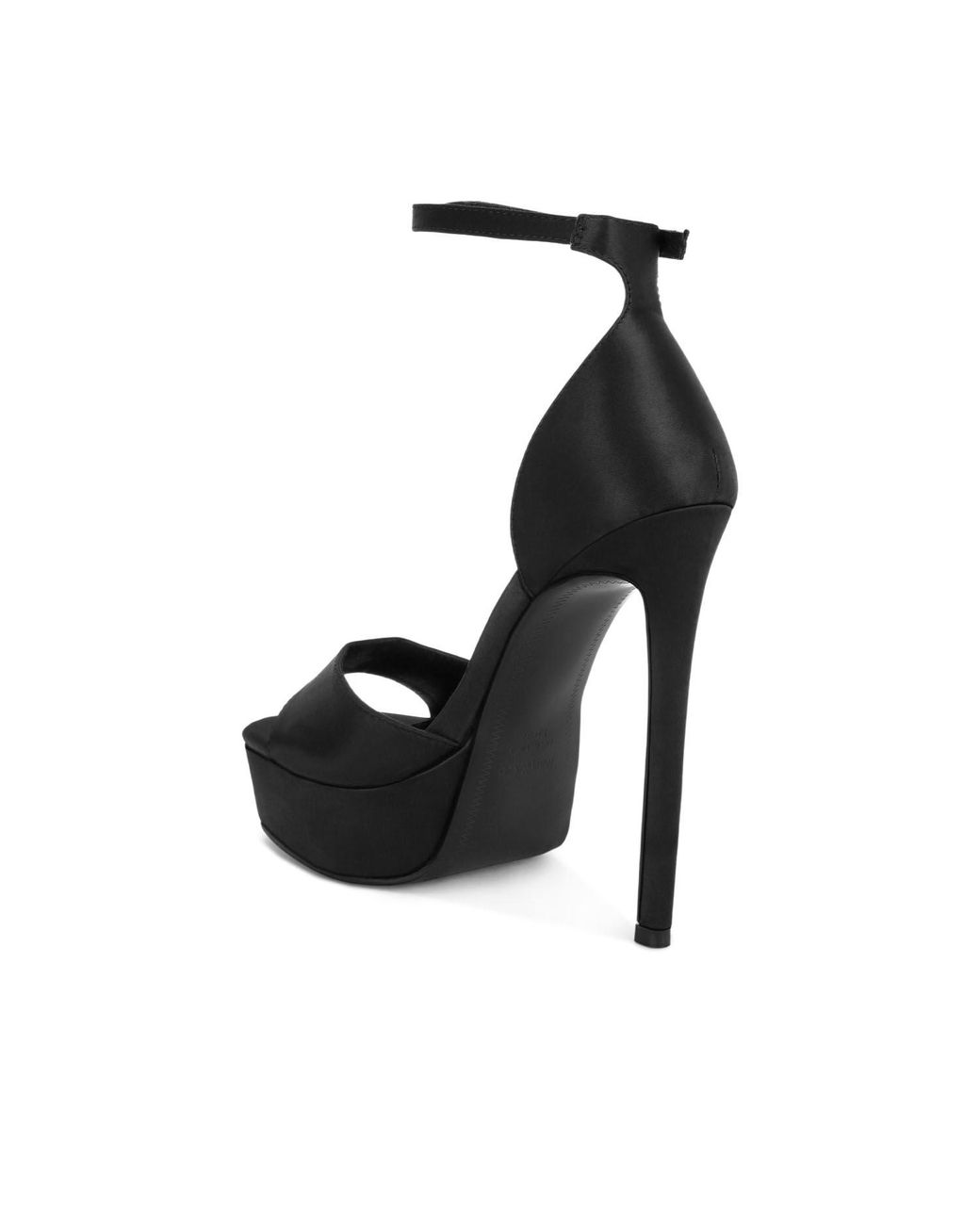 Rag & Co White Marshis Towering Platform Heel Sandals