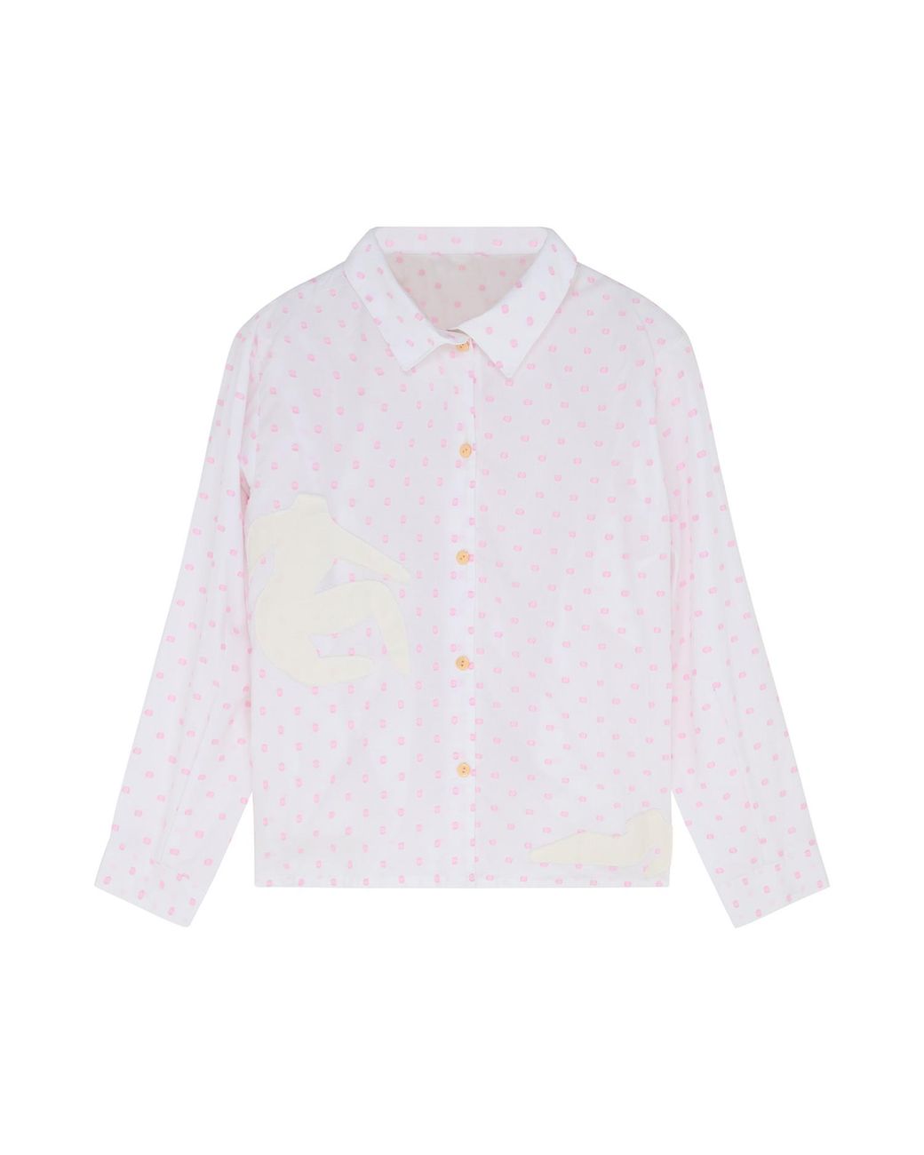 Maison Louis White And Cotton Shirt for men