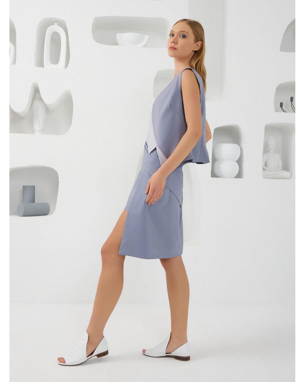 Lumina Eligma Purple The Refined Curve Skirt