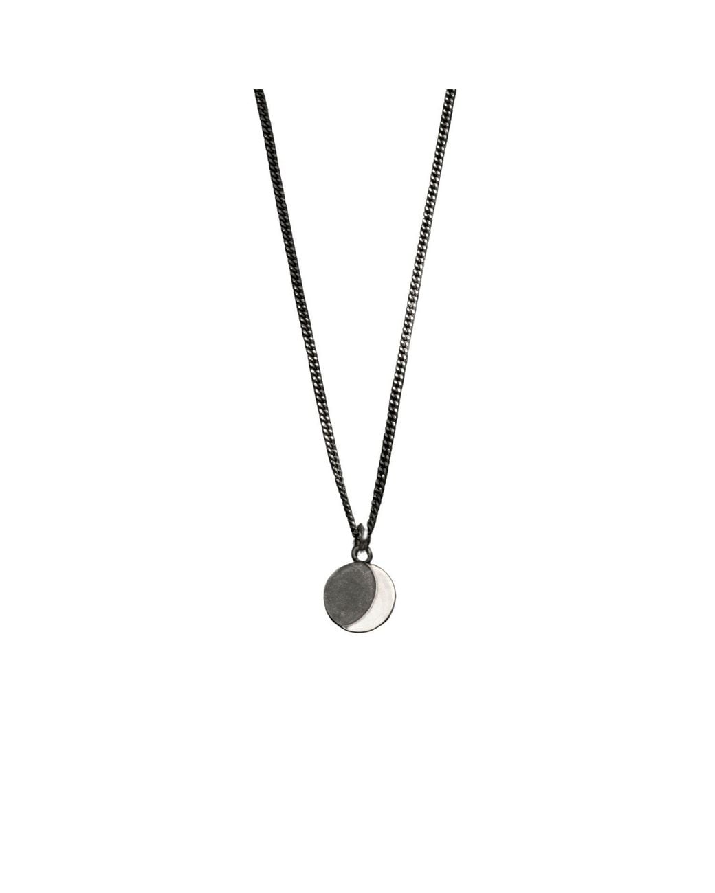 Zula Jewelry + Design Metallic Moon Waxing Necklace