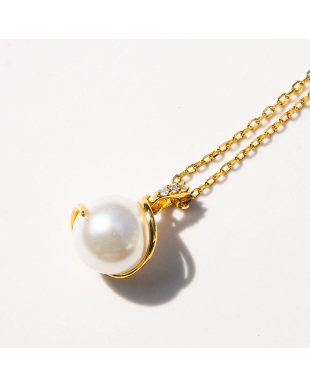 Belinda Jewelz Metallic Lizbeth Pearl Wrap Pendant Necklace