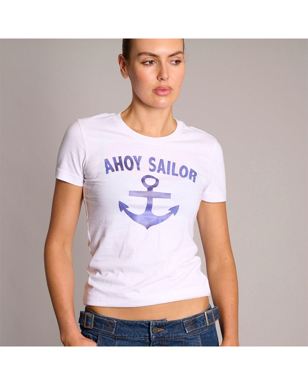Love and Nostalgia White Margot Tee