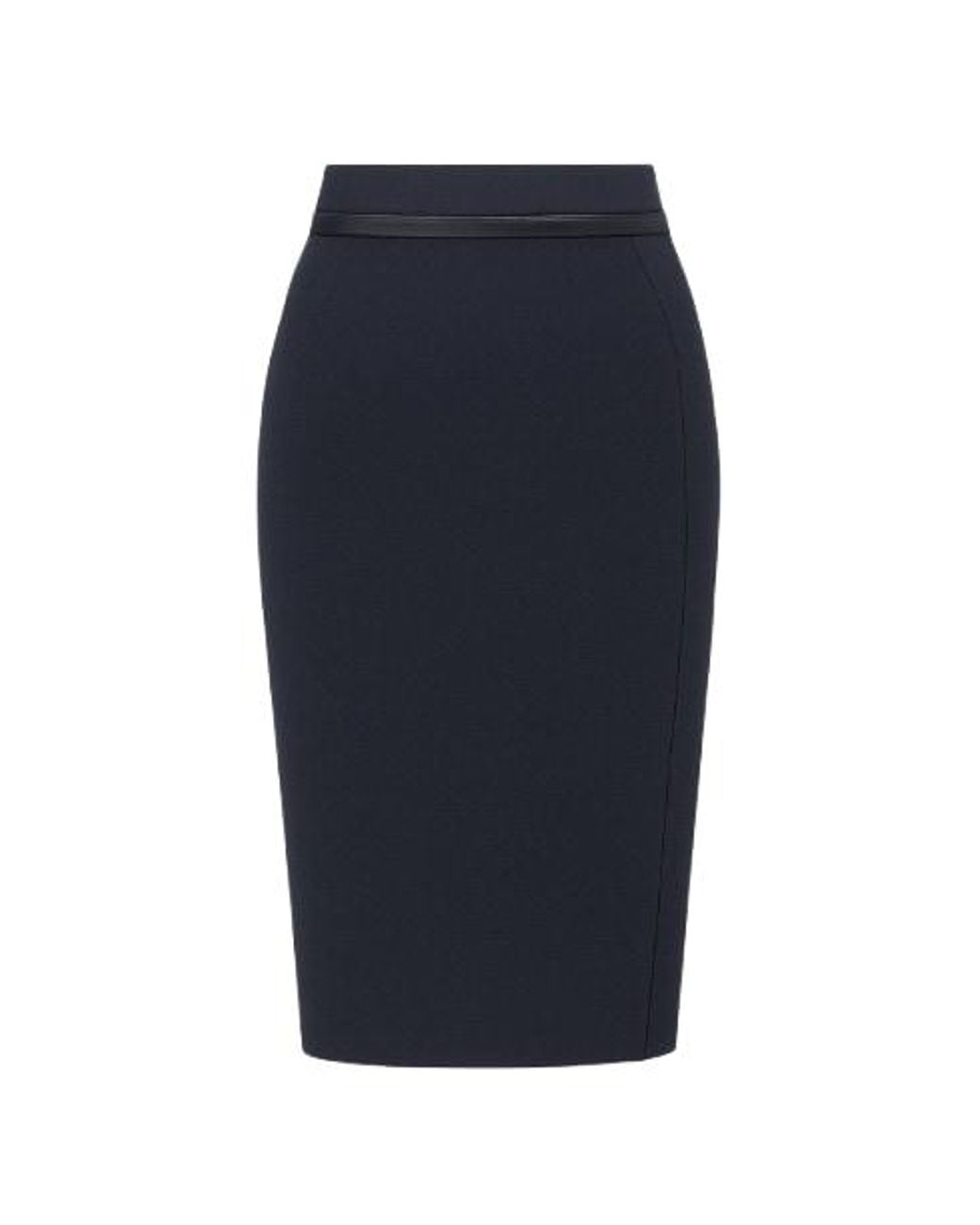 Conquista Blue Pencil Skirt