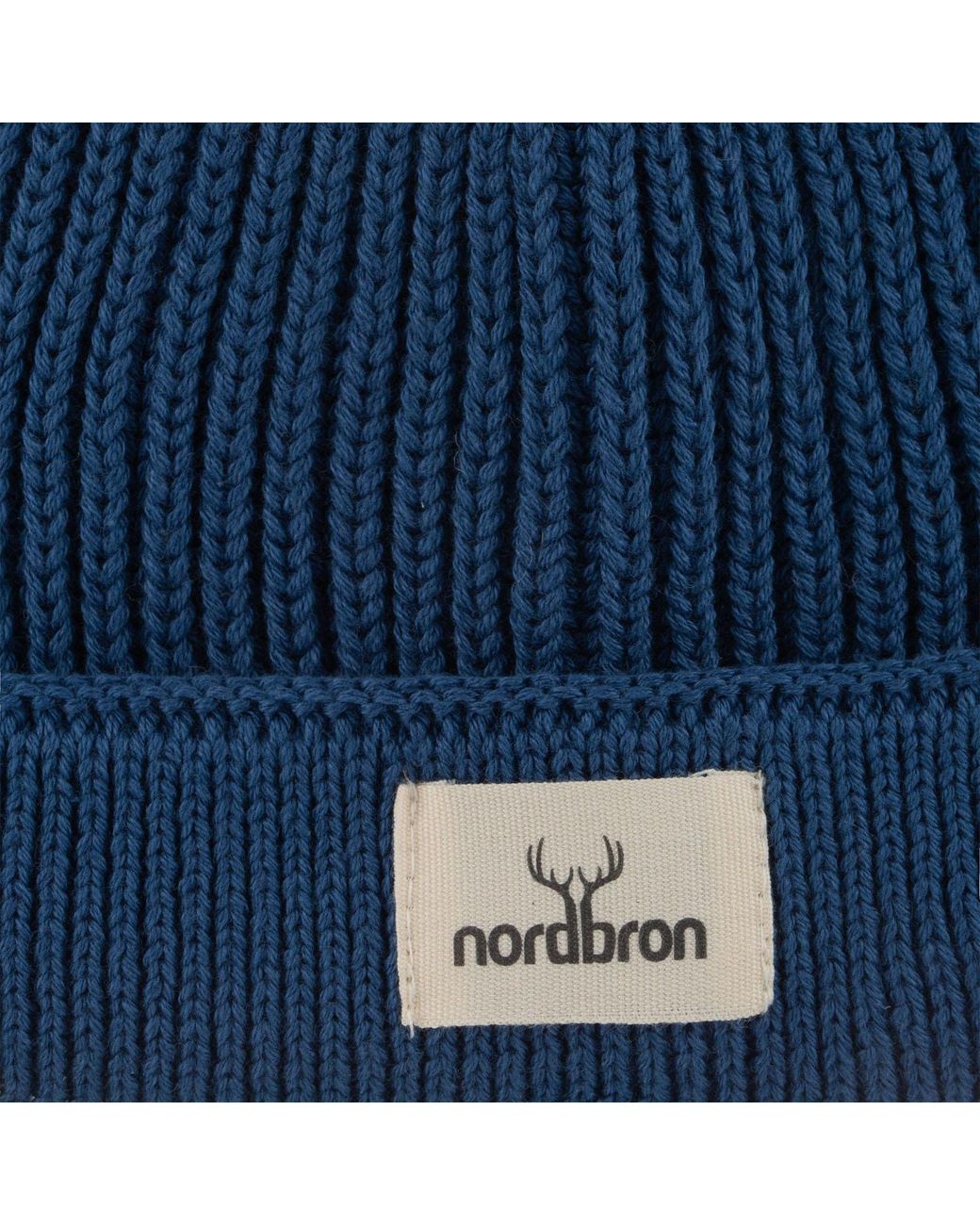 Norbron Blue Cuat Stone Beanie for men